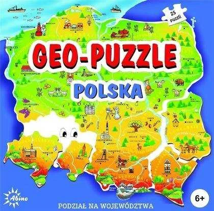 ABINO Dėlionė Geo-Puzzle Polska
