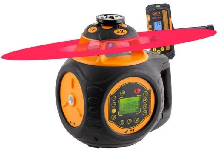Geofennel Rotacinis lazerinis nivelyras Geo-Fennel FL 300HV-G EasyGRADE; imtuvas FR 80-MM
