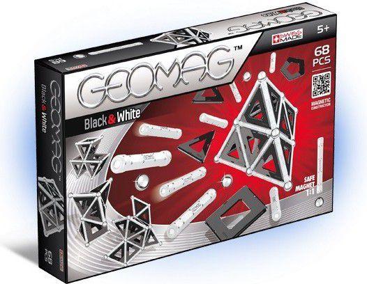 Geomag Panels Juodas&Baltas 68 pcs neodimio magnetinis žaislas 68 vnt Multi spalvos