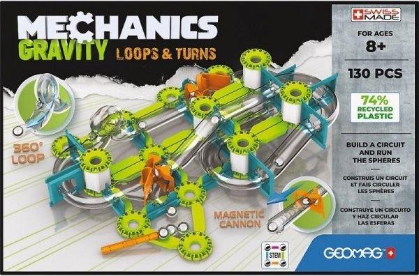 Mechanika Gravitacijos kilpos ir posūkiai magnetinės plytos 130 vienetų GEOMAG GEO-763