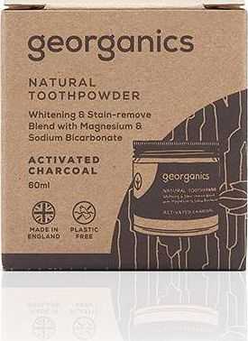 Georganics Georganics, dantų valymo milteliai, aktyvuota anglis, 60 ml