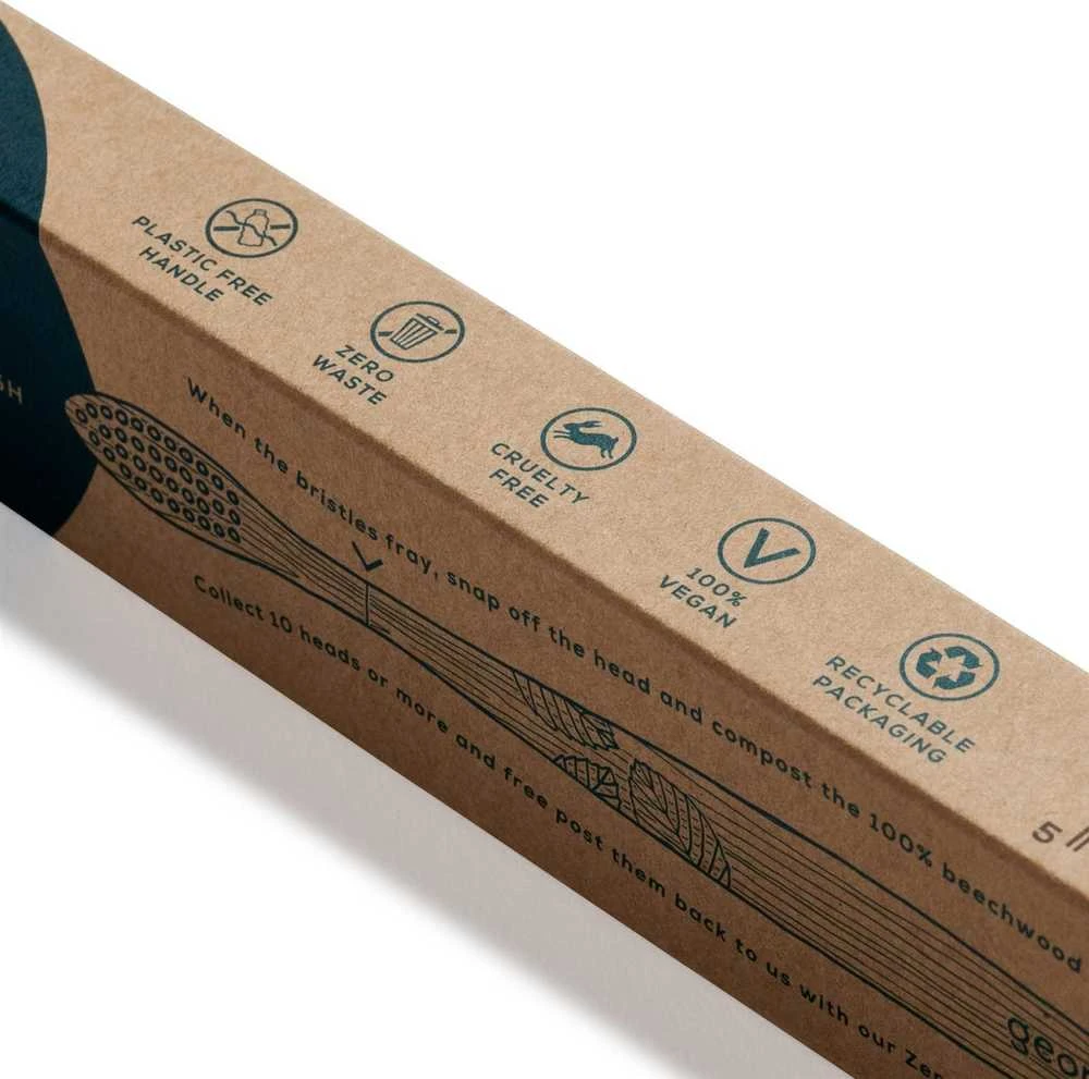 Georganics Georganics, ekologiškas buko medienos dantų šepetėlis, FIRM