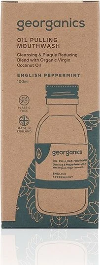 Georganics angliškas pipirmėčių burnos skalavimo aliejus 100ml