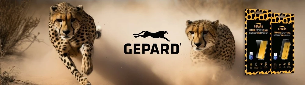 Grūdintas stiklas GEPARD Edge Full Glue Juodas