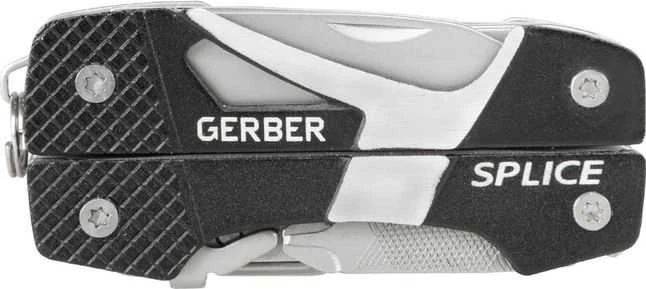 Gerber Splice Pocket Tool multi tool replės Keychain Juodas