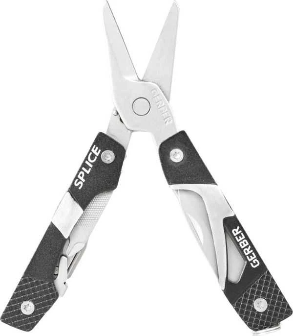 Gerber Splice Pocket Tool multi tool replės Keychain Juodas