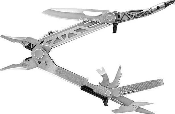Gerber Center Drive Plus išskleistas multitool