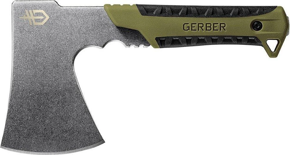Kirvis Gerber Pack Hatchet, Flat Sage Žalias, Stonewash