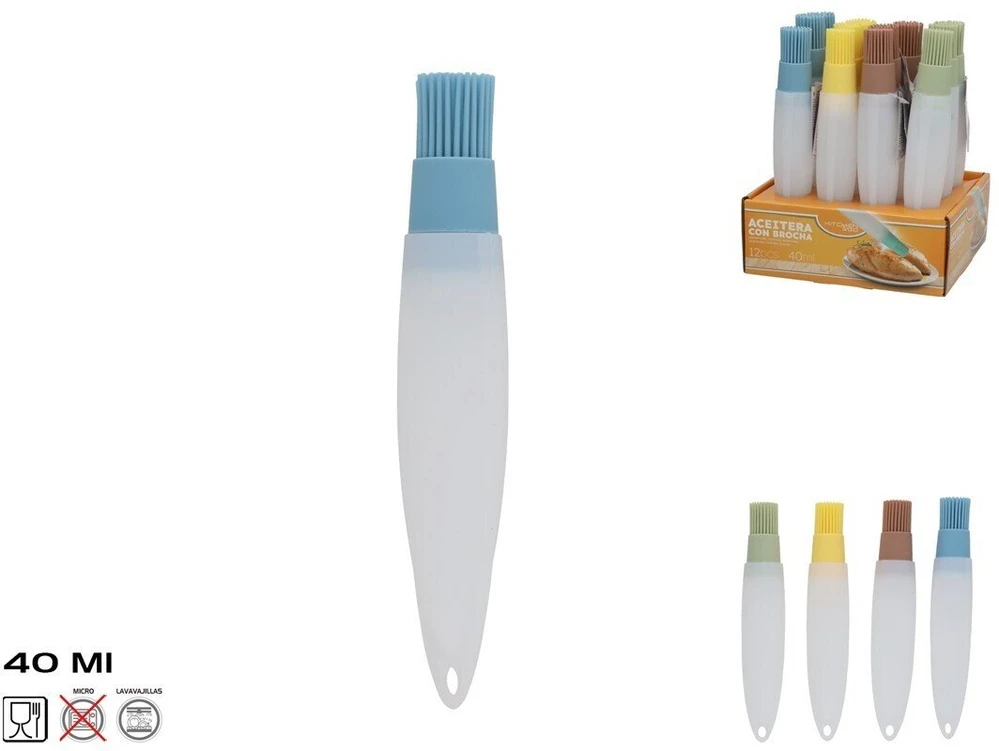 Aliejaus pipetė su silikoniniu teptuku