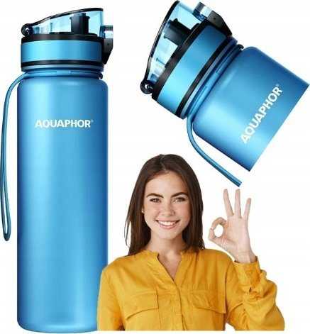 Gertuvė Aquaphor Buteliukas City melsva 0.5l