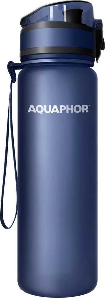 Gertuvė Filtras-butelis Aquaphor City, 500 ml, tamsiai mėlyna