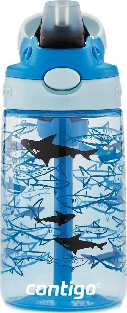 Vaikiška gertuvė Easy Clean Blue Sharks CON2127476, 420 ml aprašymas - Prekės nuotrauka