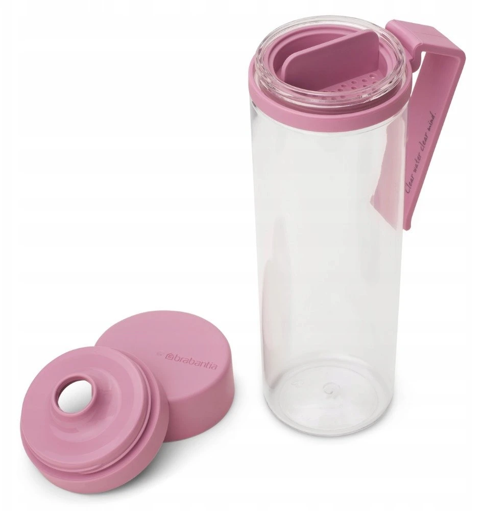 Gertuvė Brabantia Make & Take Buteliukas na wodę su sitkiem 500 ml Lilac Rožinė 241086