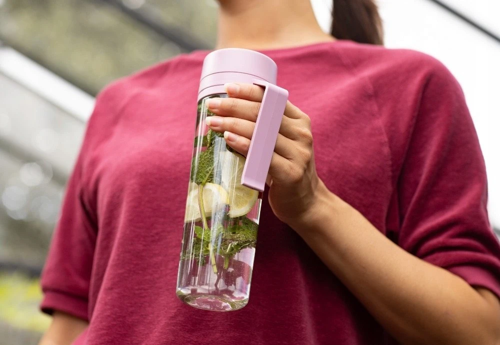 Gertuvė Brabantia Make & Take Buteliukas na wodę su sitkiem 500 ml Lilac Rožinė 241086