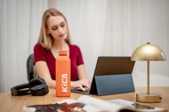 Gertuvė Feiyu Tech Gėrimo Butelis - FeiyuTech KiCA Active 500 ml Izoliuotas Nerūdijančio Plieno - Oranžinė