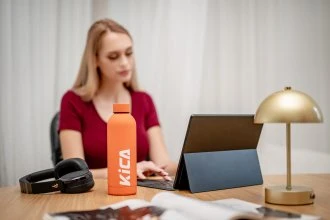 Gertuvė Feiyu Tech Gėrimo Butelis - FeiyuTech KiCA Active 500 ml Izoliuotas Nerūdijančio Plieno - Oranžinė