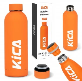 Gertuvė Feiyu Tech Gėrimo Butelis - FeiyuTech KiCA Active 500 ml Izoliuotas Nerūdijančio Plieno - Oranžinė