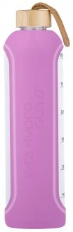 Gertuvė Buteliukas szklana KiCA Hydro Glass 1000 ml - violetinė