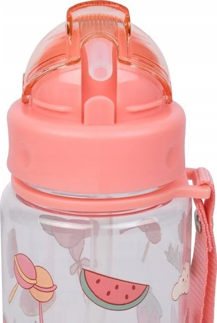 Gertuvė Vaikiškas vandens buteliukas su šiaudeliu Casno, 400 ml, WILLY CASNO