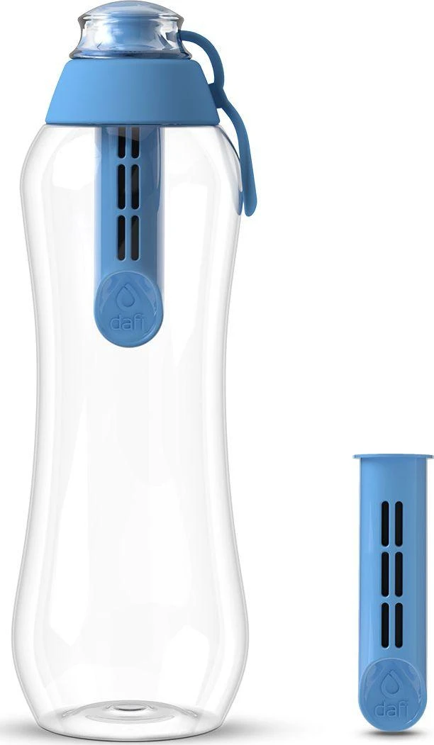Gertuvė Dafi Buteliukas filtrująca Soft mėlyna 500 ml 1 filtras