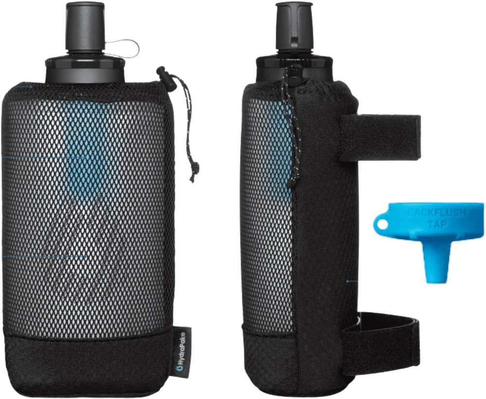 Gertuvė „HydraPak Packflask“ filtro rinkinys 750 ml, skaidrus