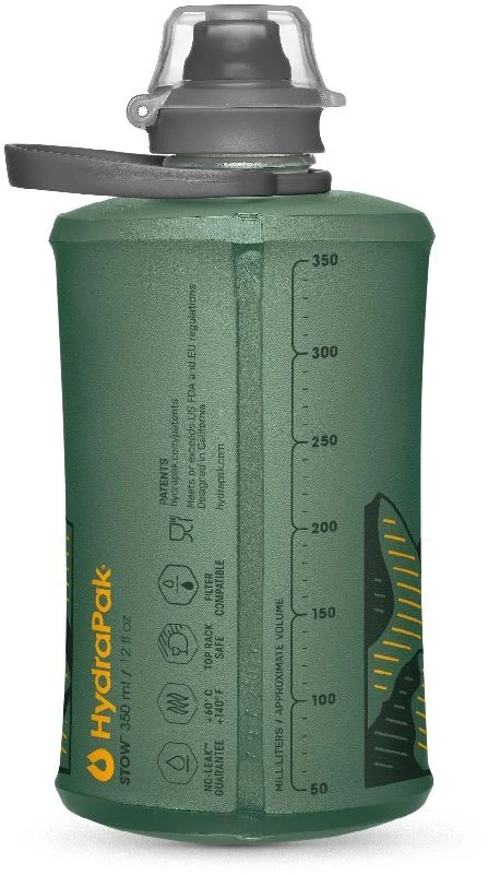 Gertuvė HydraPak Stow 350ml, šalavijų žalia