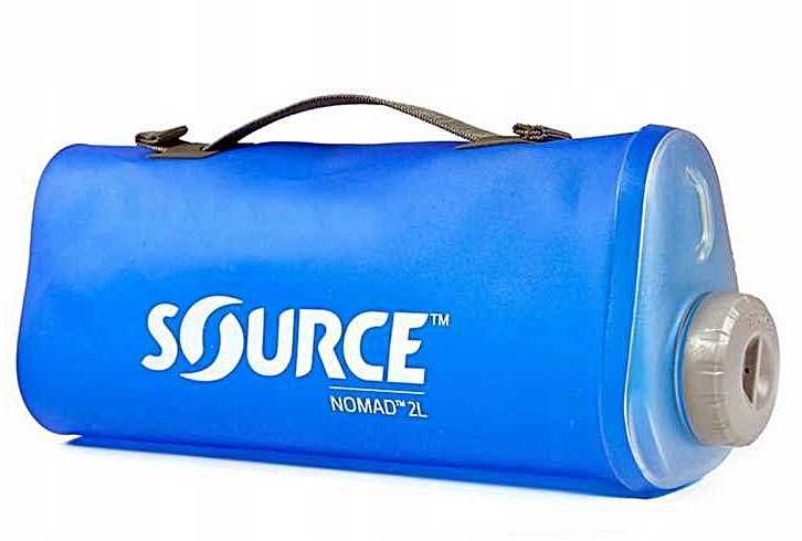 Gertuvė Keen „Source Nomadic“ sulankstomas butelis, 2 l – mėlynas