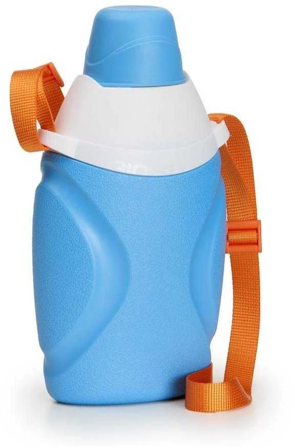 Gertuvė Style Vanduo bottle 0,95L Fiesta 1000 mėlynas-oranžinis