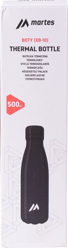 Gertuvė Martes BOTY butelis juodas, 500 ml dydis