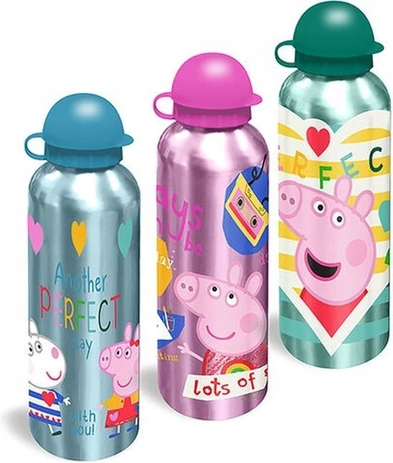 Kids Euroswan Aliuminio butelis PEPPA PIG BOTTLE modelis 1