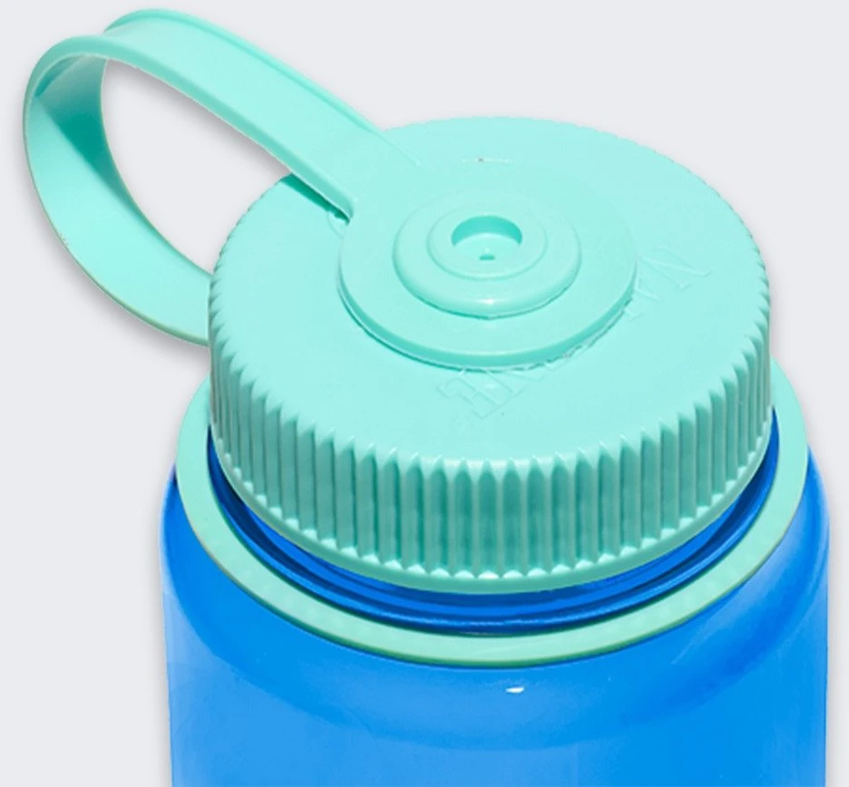 Gertuvė Nalgene plačiakaklis butelis 0,5 l mėlynas
