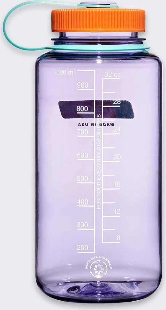 Gertuvė Nalgene plačiakaklis butelis 1 l ametisto spalvos