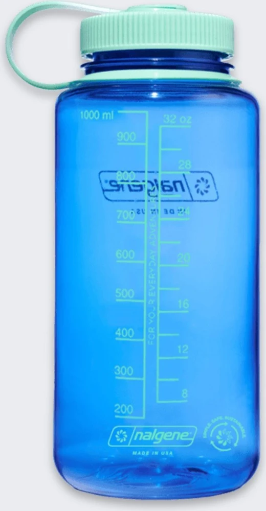 Nalgene plačiakaklis gertuvė WM 1 l mėlyna