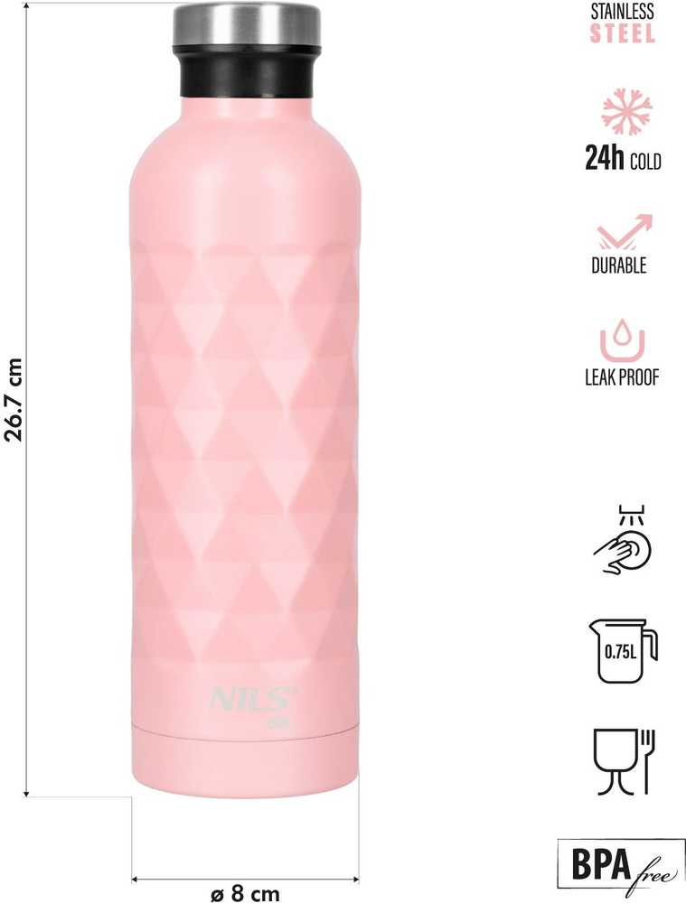 Nils Extreme NC3805 Buteliukas TURYSTYCZNA 750ML RÓŻOWA NILS CAMP
