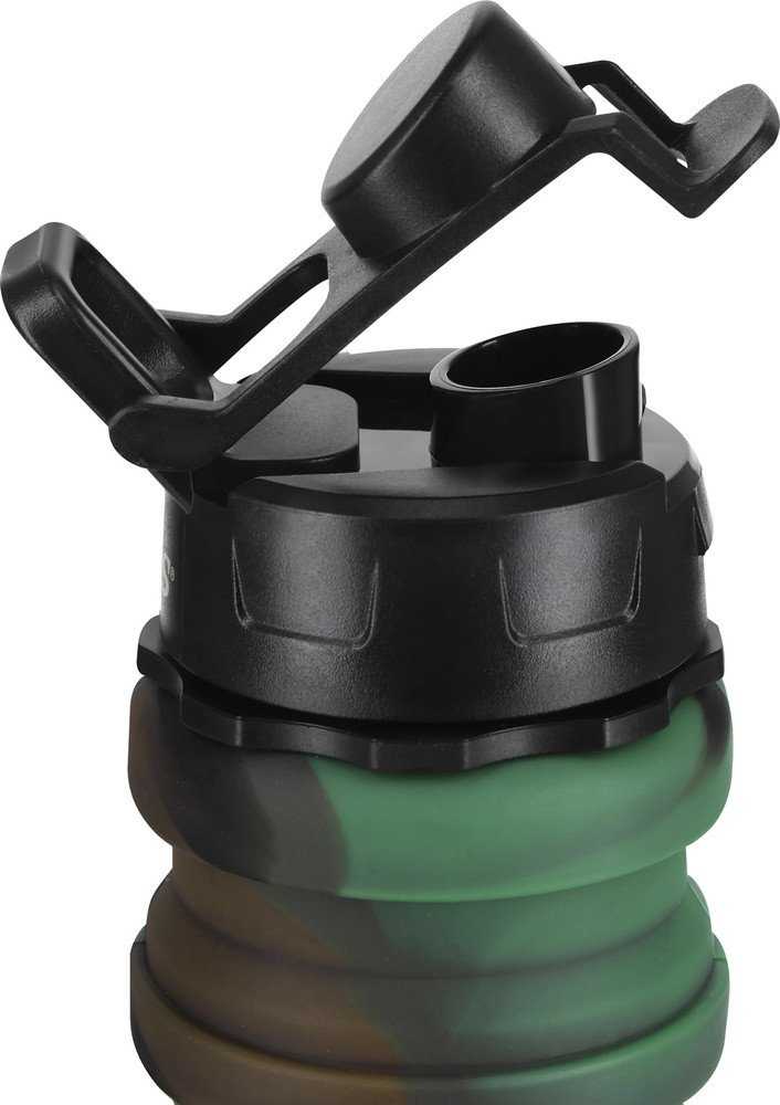 Gertuvė Nils Extreme NILS NC4106 BIDON SILIKONOWY sulankstomas 500 ML Žalias