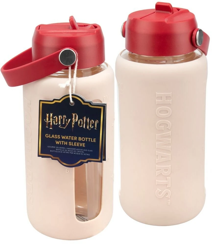 Gertuvė Paladone PALADONE Harry Potter Szklana Buteliukas su Silikonowym Dėklas (800 Ml) Hogwarts