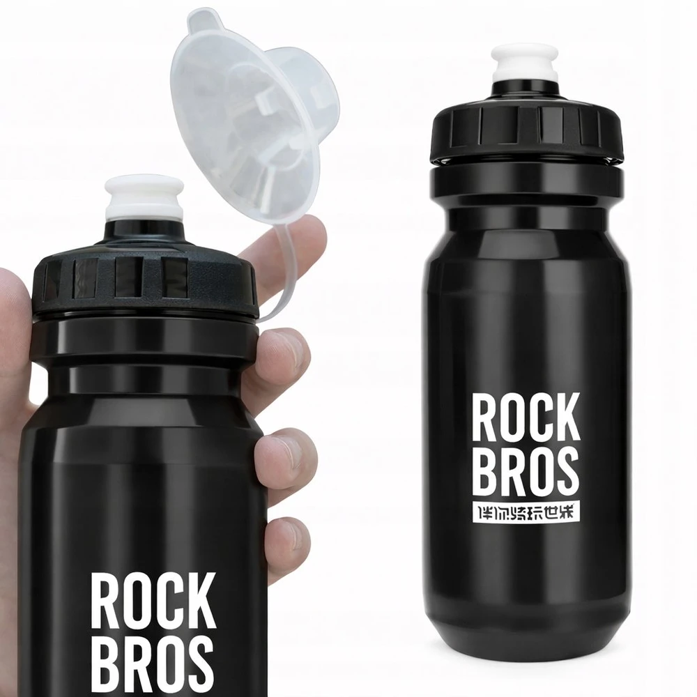 Gertuvė Rockbros 600 ml Bike Bottle - Juodas