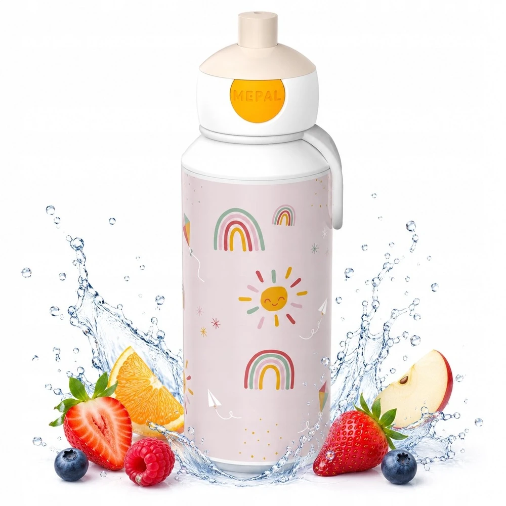 Rosti Mepal Mepal Gertuvė Pop-Up Campus 400 ml Sunshine &amp, Rainbow 107410065245
