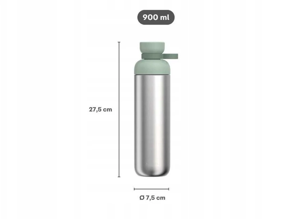 Gertuvė Rosti Mepal Mepal Vita Buteliukas plieninė 900 ml Nordic Sage