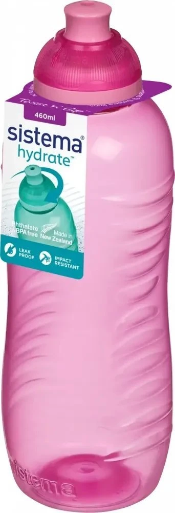 Sistema „Aca9e Twist n Sip“ buteliukas su spaudžiamuoju dangteliu, 460 ml