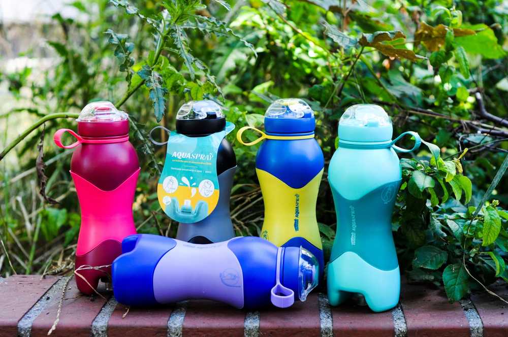 Gertuvė SodaStream Bez Marki Buteliukas bidon sportowy AquaSpray violetinė