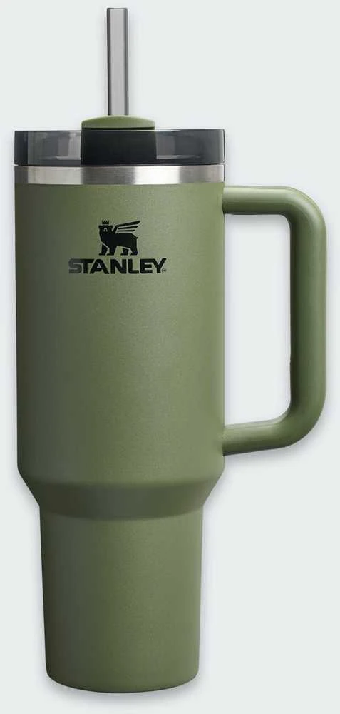 Gertuvė Stanley Quencher H2.O FlowState Tumbler 1.18 L - pušų žalios spalvos