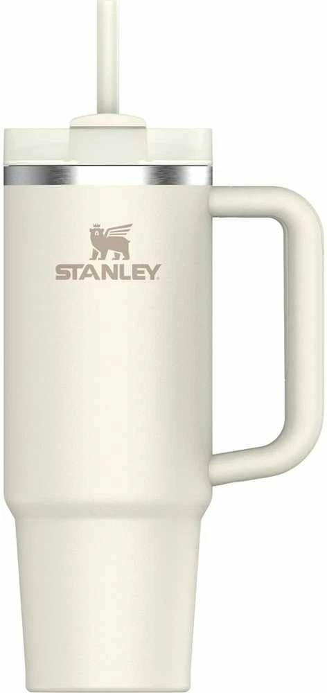 Gertuvė Stanley The Quencher H2.0 Flowstate™ Tumbler | 1,18 L | Kreminė | Su šiaudeliu