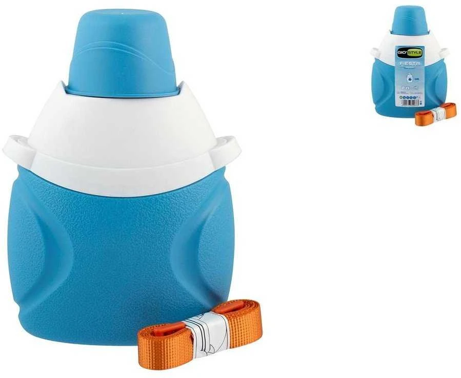 Style Vanduo bottle 0,65L Fiesta 600 mėlynas-oranžinis