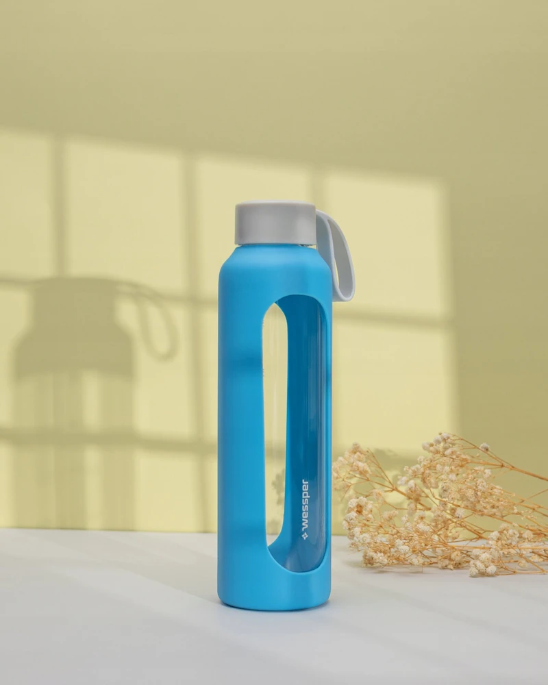Gertuvė Wessper B1 borosilikatinis 500 ml „Ocean“ stiklinis butelis