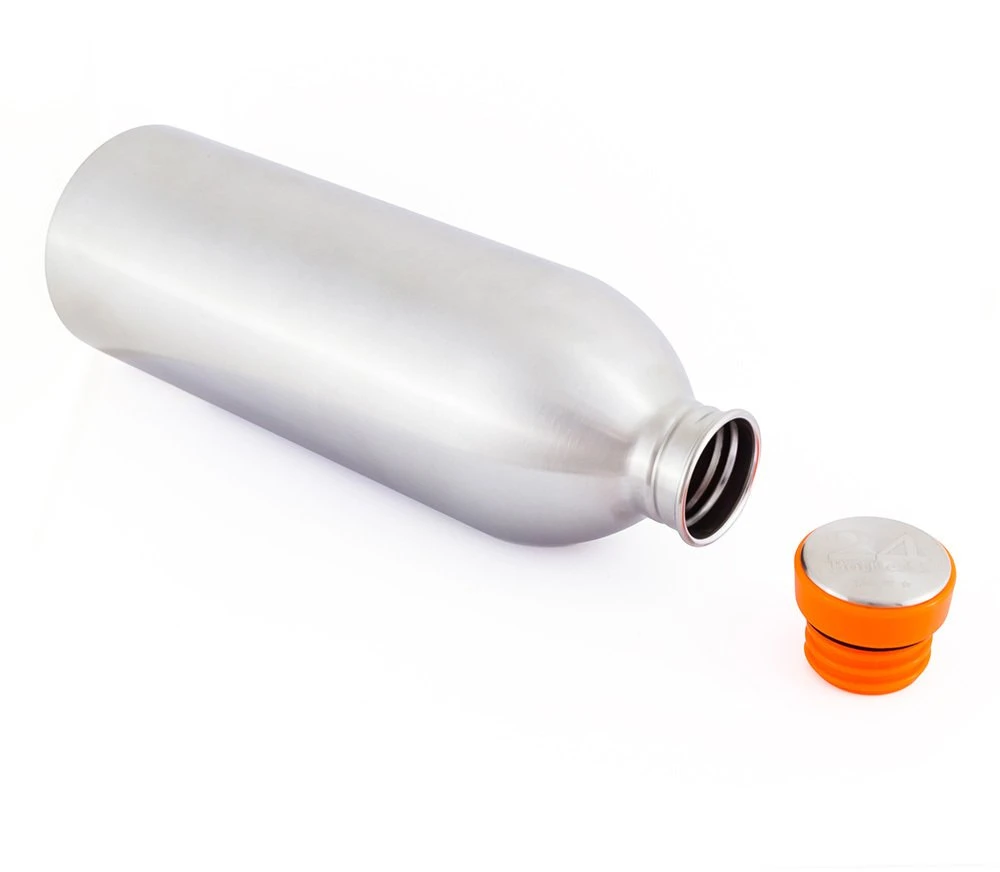 Gertuvė Thermos 24Bottles Urban Bottle Brushed Steel, 1000 ml (STEEL LIFE 1L)