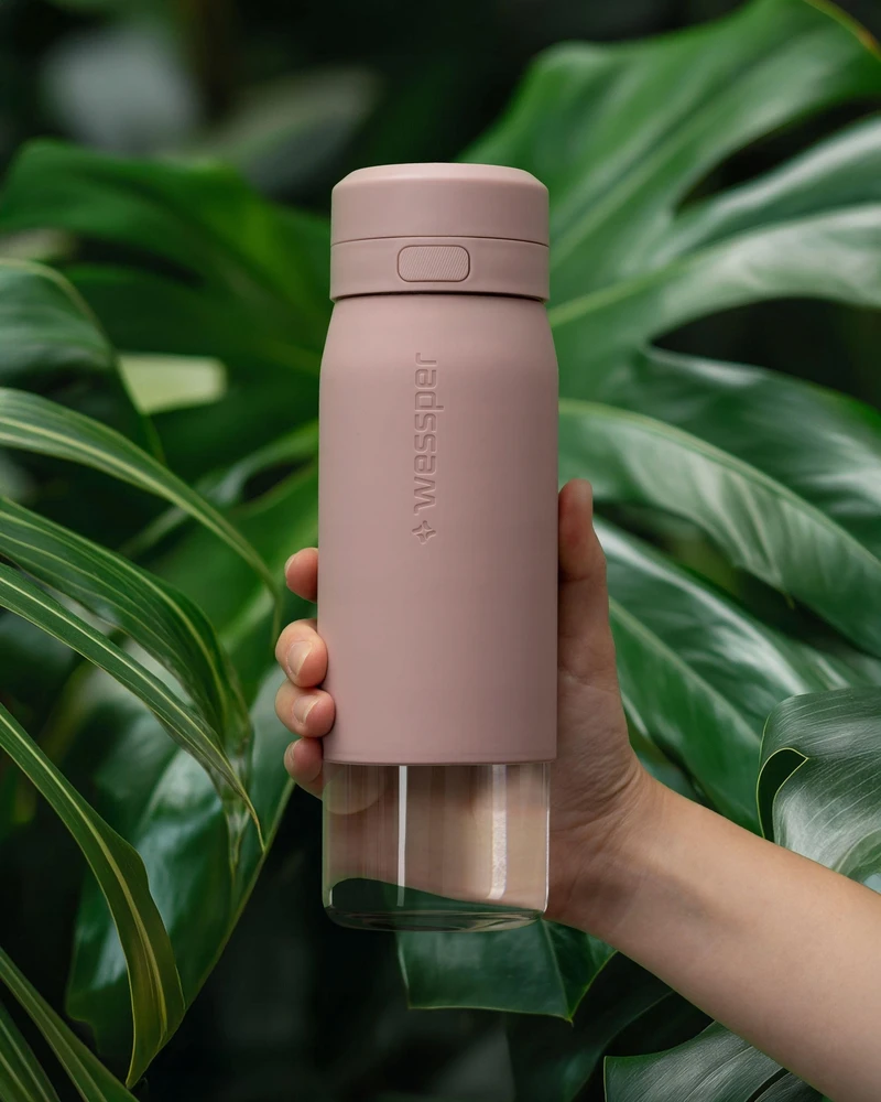 Gertuvė Wessper Buteliukas filtrująca B2 GLASS Actitex™ 700ml Rožinė (WES270-700-PK_K)