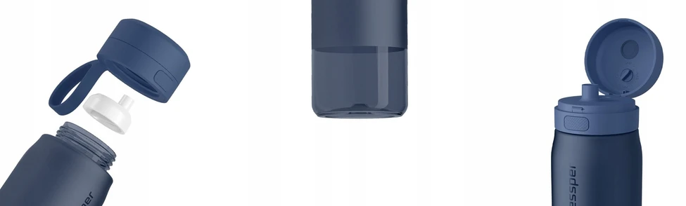 Gertuvė Wessper B2 TRITAN Actitex™ filtro butelis 700 ml, mėlynas (WES273-700-BL_K)