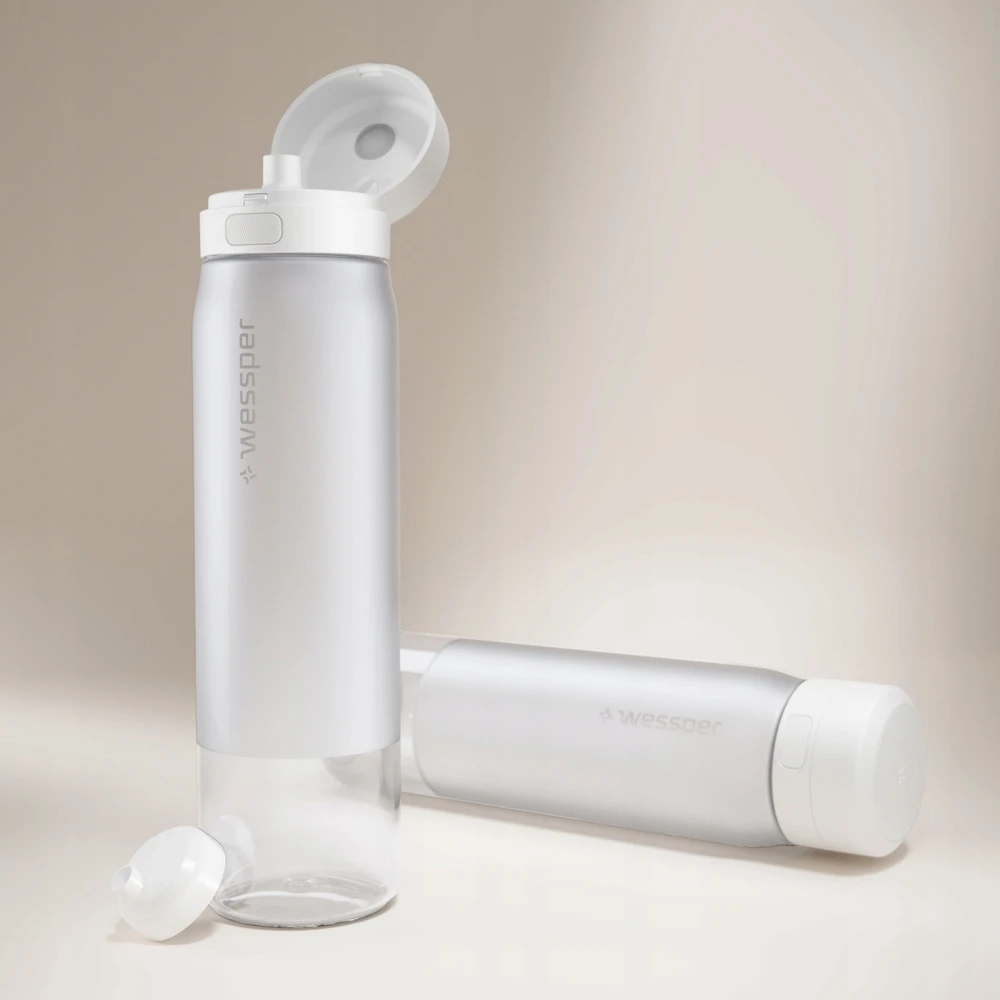 Gertuvė Wessper B2 TRITAN Actitex™ filtro butelis, 1000 ml, baltas (WES273-1000-WH_K)