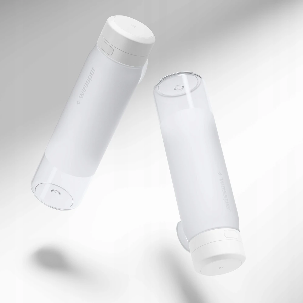Gertuvė Wessper B2 TRITAN Actitex™ filtro butelis, 1000 ml, baltas (WES273-1000-WH_K)